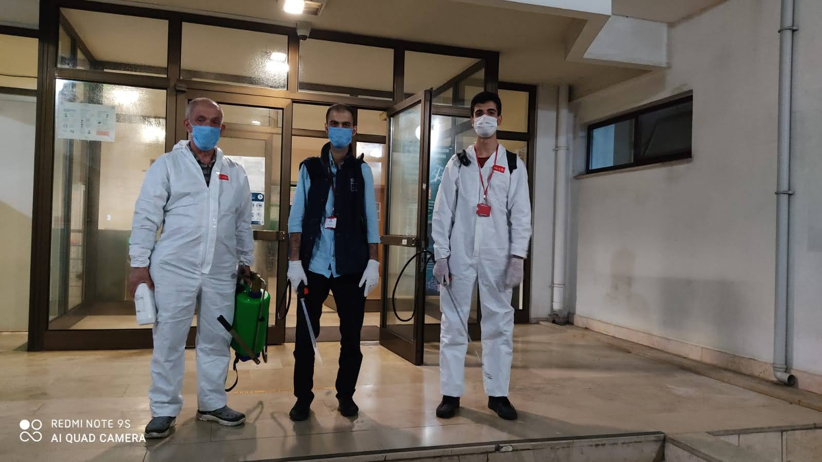 İşçev İlaçlama uygulama sonrası saha ekibi